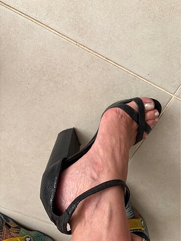 Mango kalın topuklu - Görsel 8