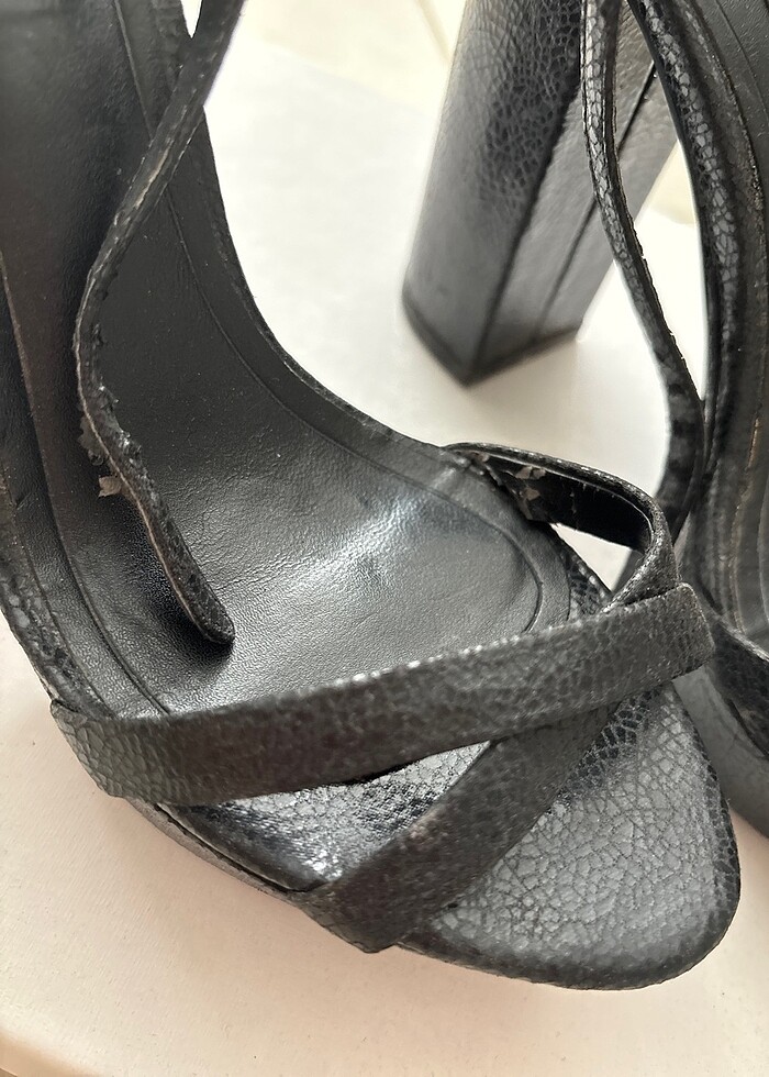 Mango kalın topuklu - Görsel 3