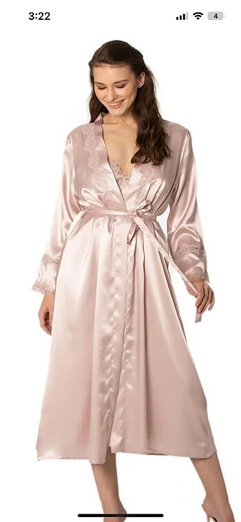 Pierre Cardin Pierre Cardin 3?lü Saten Pijama Takımı