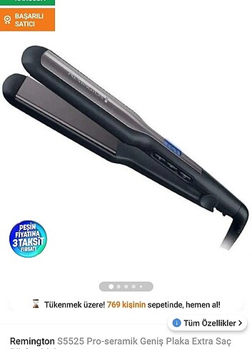 REMINGTON S5525 GENİŞ PLAKALI DÜZLEŞTİRİCİ 