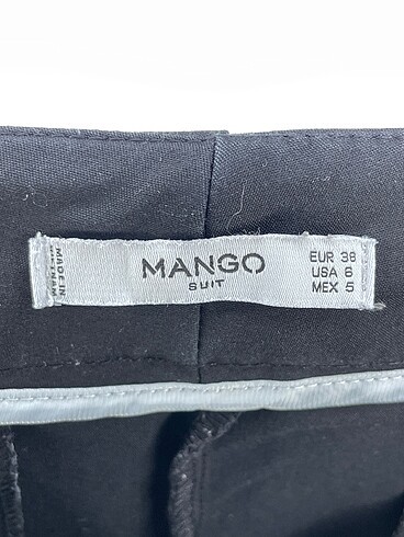 38 Beden siyah Renk Mango Düz Kesim %70 İndirimli.