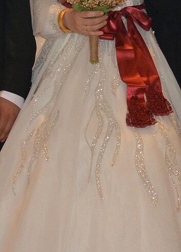 Taşlı gelinlik - Görsel 2