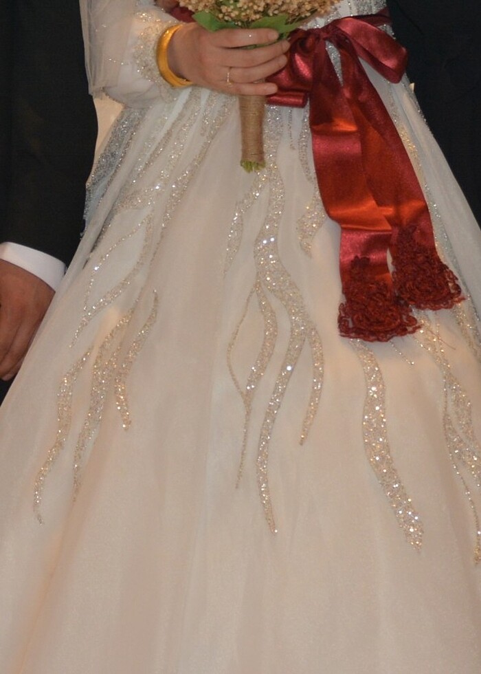 Taşlı gelinlik - Görsel 2