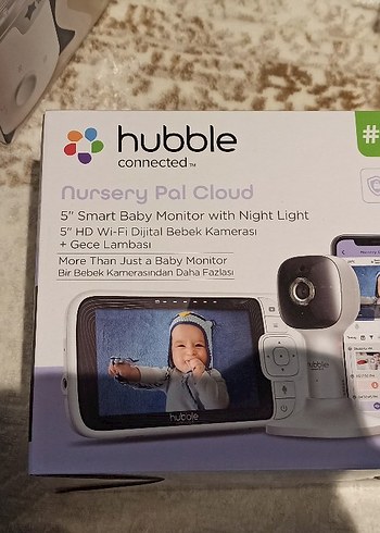 Hubble Nursery Pal Cloud 5" HD Bebek Kamerası - Görsel 2