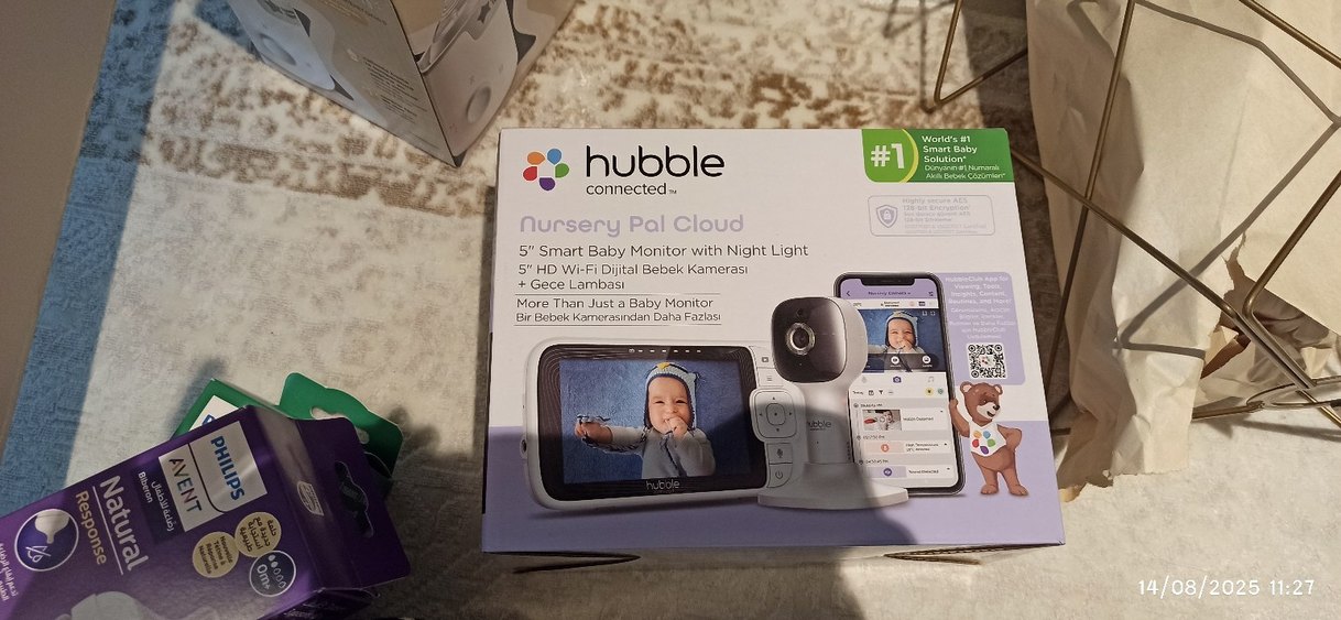 Hubble Nursery Pal Cloud 5" HD Bebek Kamerası - Görsel 2