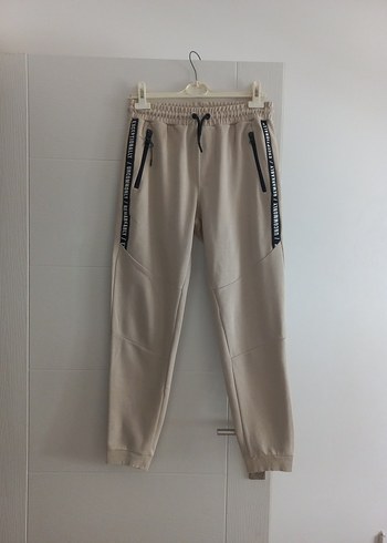 Bej Fermuarlı erkek Eşofman Altı - Görsel 4