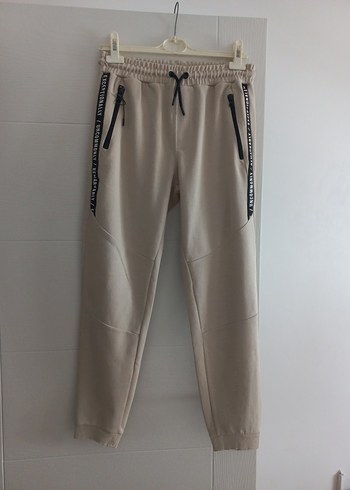 Bej Fermuarlı erkek Eşofman Altı - Görsel 5