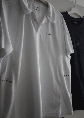 Erkek Beyaz Kısa Kollu Polo Tişört - Görsel 5