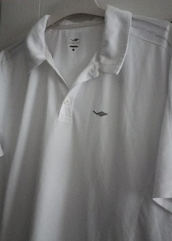 Erkek Beyaz Kısa Kollu Polo Tişört - Görsel 3