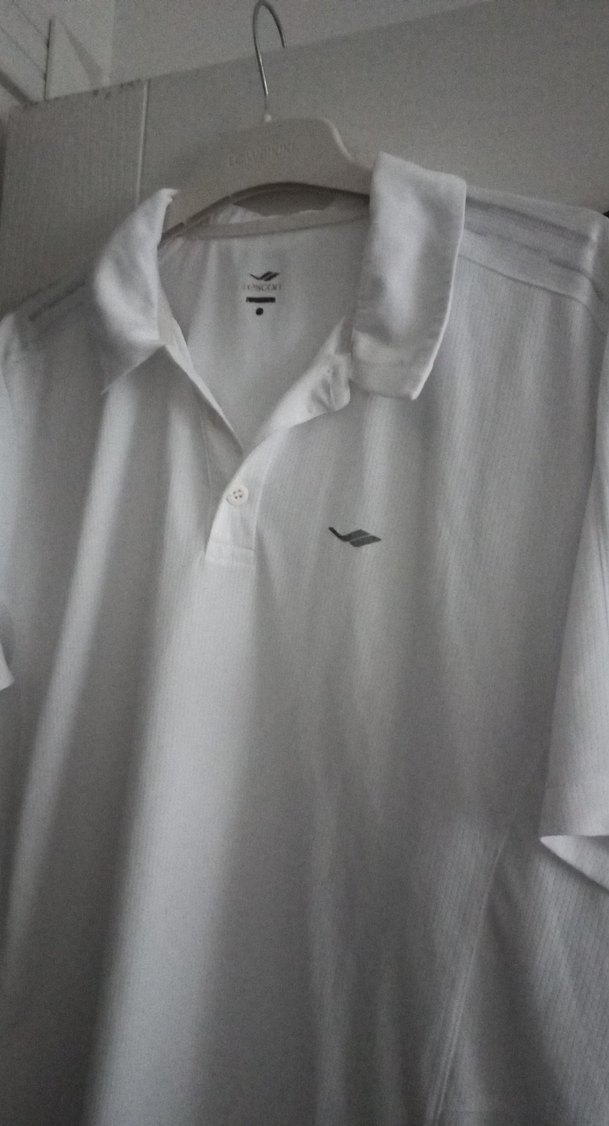 Erkek Beyaz Kısa Kollu Polo Tişört - Görsel 3