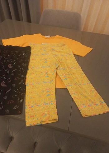 Sarı Kız Çocuk Baskılı Tişört - Görsel 3