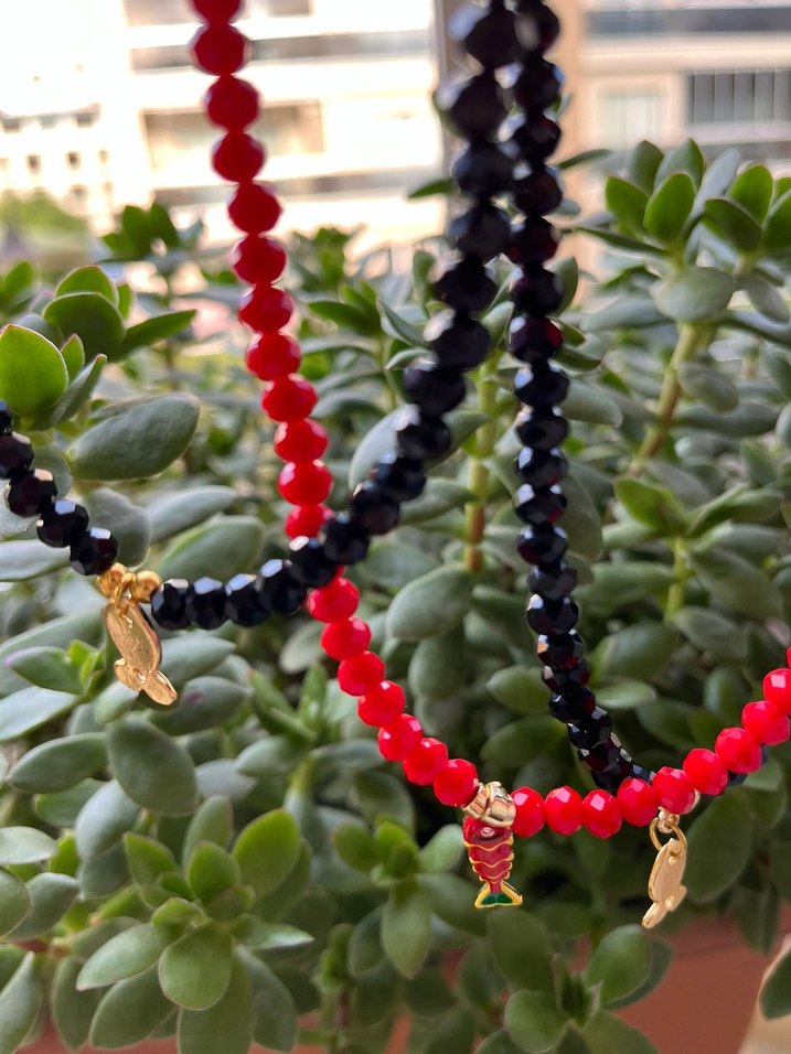 Renkli Boncuklu Bohem Kadın Kolyesi - Görsel 2