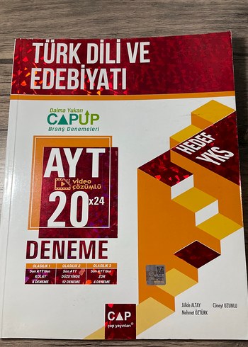 Çap Yayınları AYT Türk Dili ve Edebiyatı Deneme Kitabı