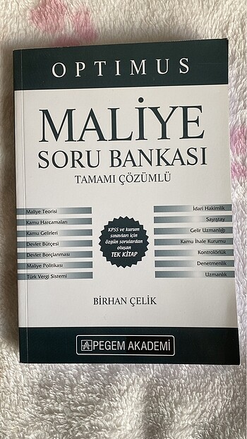Maliye Pegem kitap