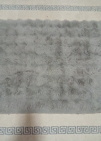  Beden gri Renk Gri Modern Düz Peluş Halı