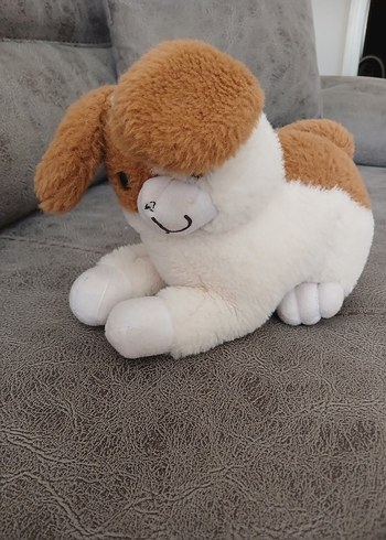 Pastel Kahverengi Peluş Oyuncak Köpek - Görsel 2