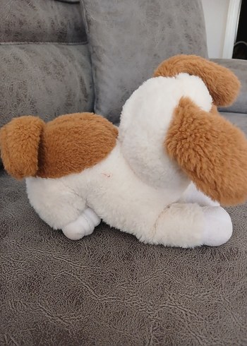 Pastel Kahverengi Peluş Oyuncak Köpek - Görsel 3