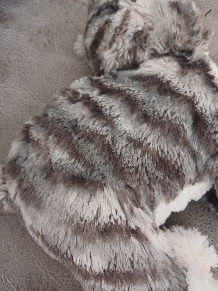 Gri Peluş Kedi Oyuncak - Görsel 5