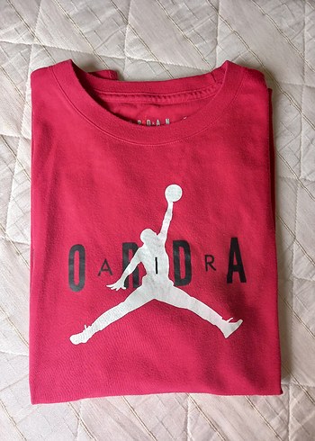 Kırmızı Jordan Baskılı Erkek Tişört - Görsel 5