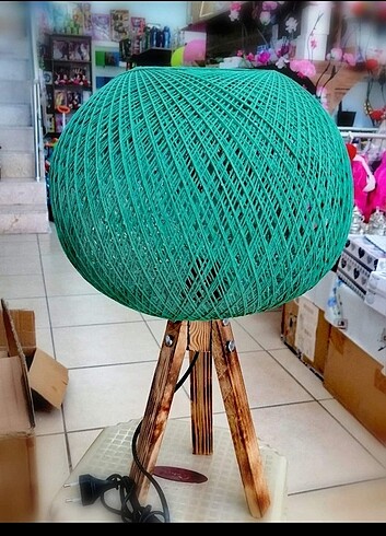  Beden çeşitli Renk Hasır abajur 