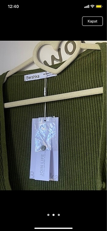 Bershka Haki hırka