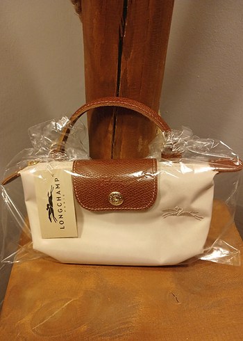 Longchamp Bej Deri Kadın Çanta
