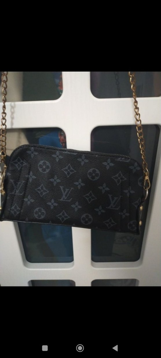 Zincir Detaylı Lacivert Denim Kadın Çanta - Görsel 2