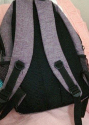 Mor ve Gri Çocuk Sırt Çantası - Görsel 2