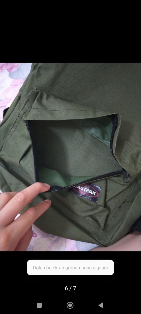 Yeşil Kadın Sırt Çantası - Görsel 4