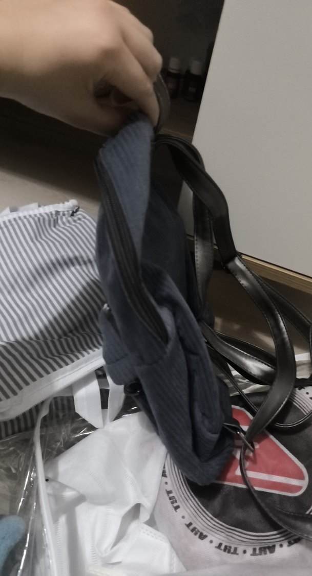 Mavi Kadın Sırt Çantası - Sokak Stili - Görsel 4