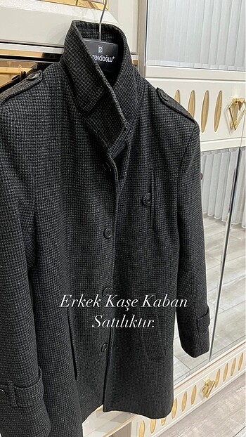 Erkek Kaşe Kaban