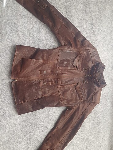 vintage kuzu derisi deri ceket