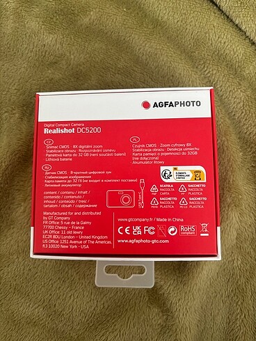 Canon agfaphoto dijital kamera DC5200 21 MP