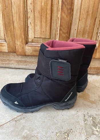 38 Beden Decathlon Quechua Su geçirmez Outdoor Kar botu- Siyah