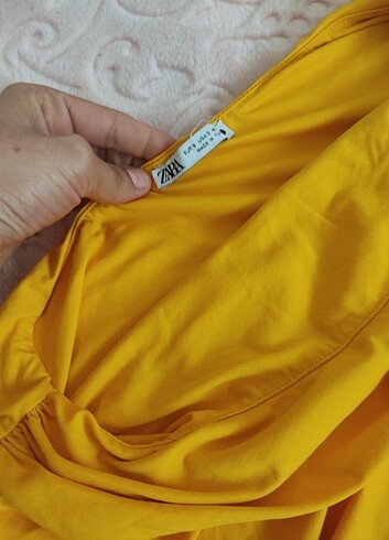 Zara Yırtmaçlı elbise 