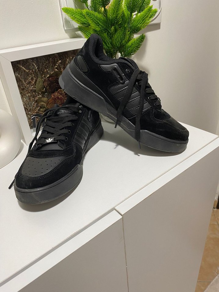 Siyah Bağcıklı Erkek Spor Ayakkabı - Görsel 2