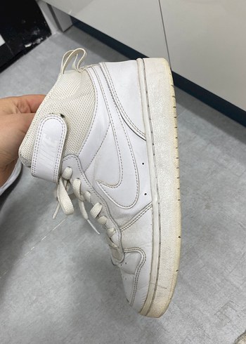 Beyaz Bağcıklı Kadın Spor Ayakkabı - Görsel 3