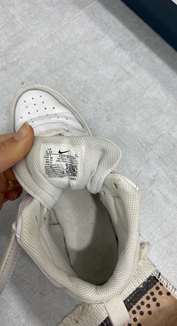 Beyaz Bağcıklı Kadın Spor Ayakkabı - Görsel 5