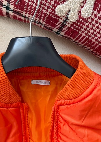 Turuncu Mini Kadın Ceket - Görsel 2