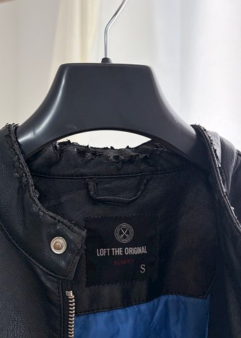 Siyah Parlak Deri Biker Ceket - Görsel 4