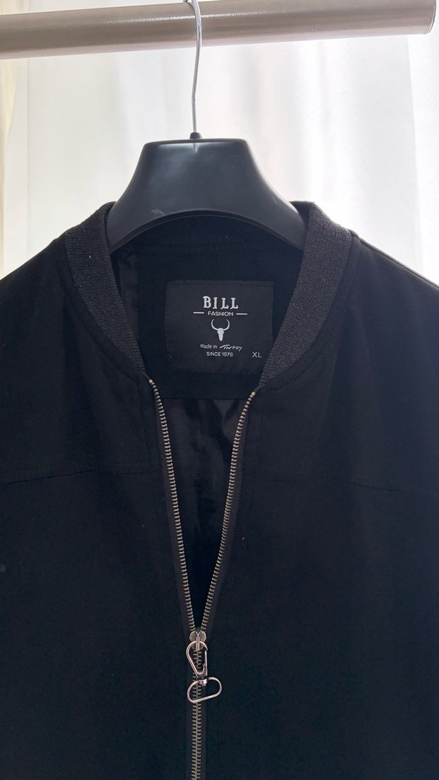 Siyah süet ceket, Dar Kesim - Görsel 2