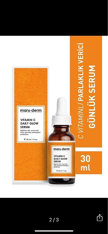 Diğer Maruderm Vitamin C Daily Glow Serum