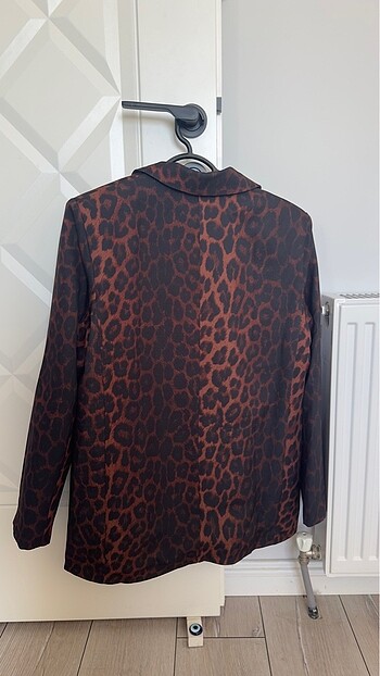 s Beden Leopar blazer ceket