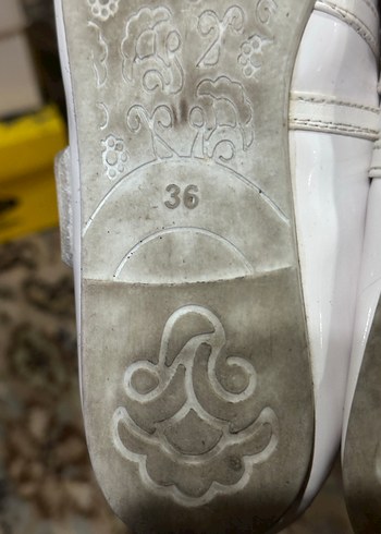 Klasik Beyaz Tokalı Kız Çocuk Babet - Görsel 8