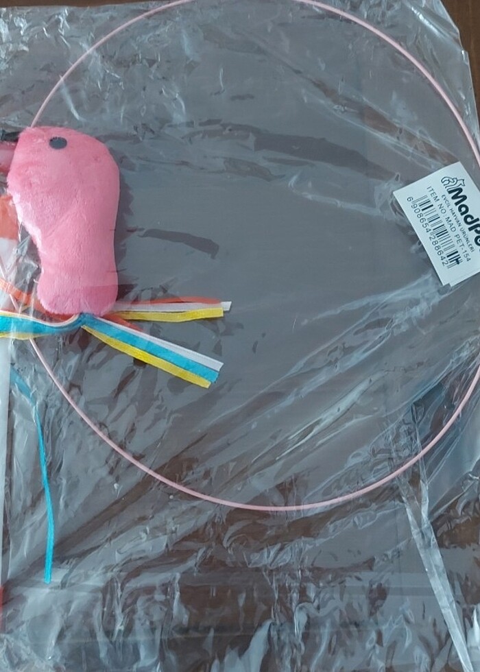 Balıklı olta kedi oyuncağı 90 cm - Görsel 3