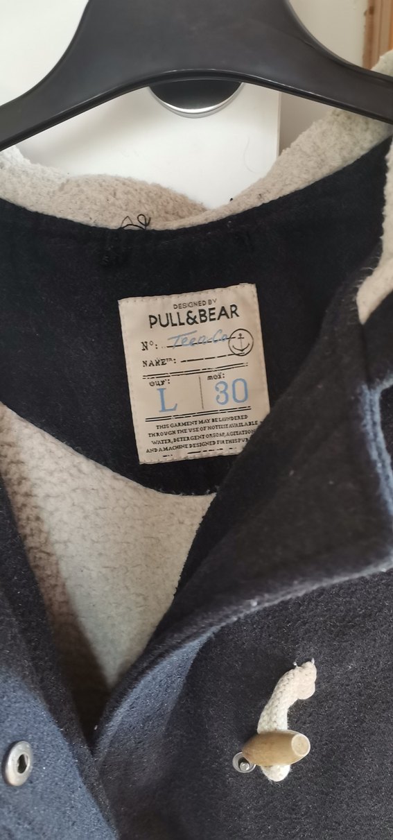 Düğmeli Siyah Midi  Kaban - Görsel 2