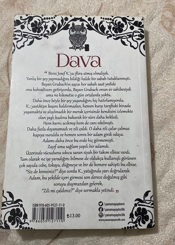 Dava - Franz Kafka (Çeviri: Emre Alagöz) - Görsel 2