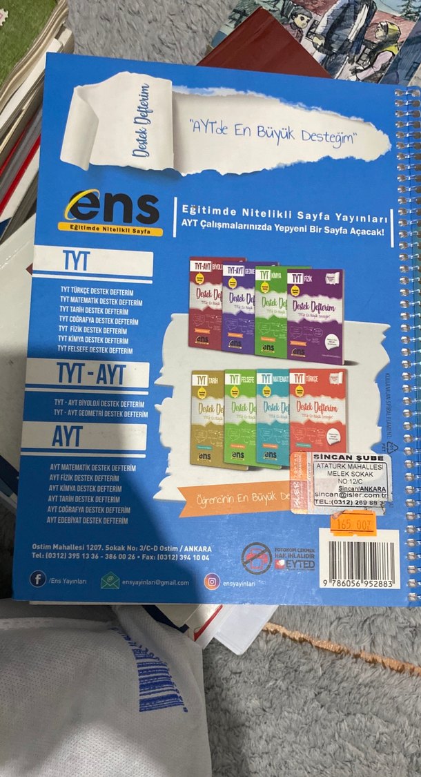 AYT Coğrafya Destek Defterim - Görsel 2