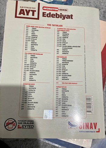 AYT Edebiyat Akordiyon Serisi Soru Kitabı - Görsel 2