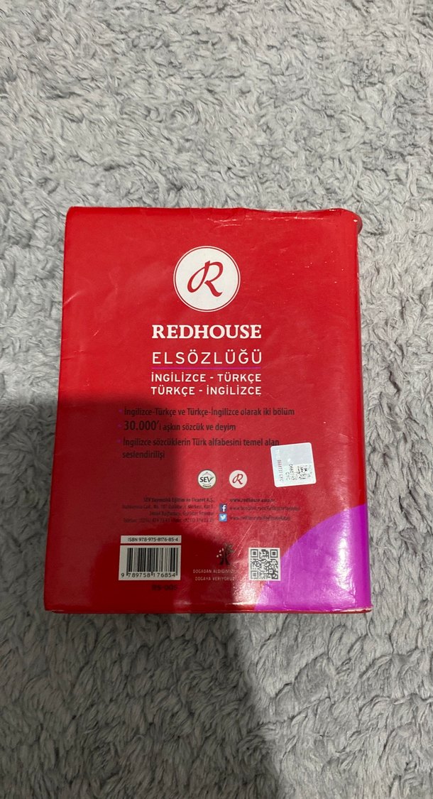 Redhouse İngilizce-Türkçe Sözlük - Görsel 2